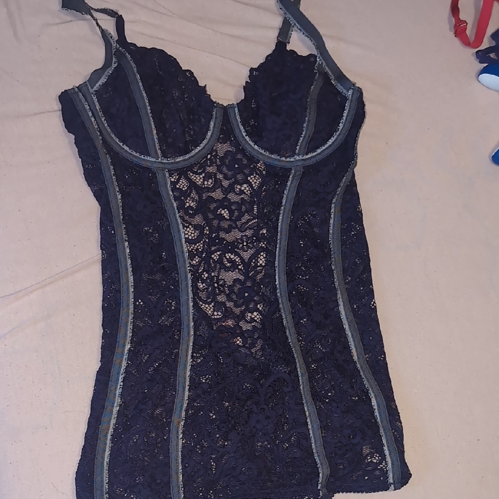 Savage X Fenty Black Lace Camisole